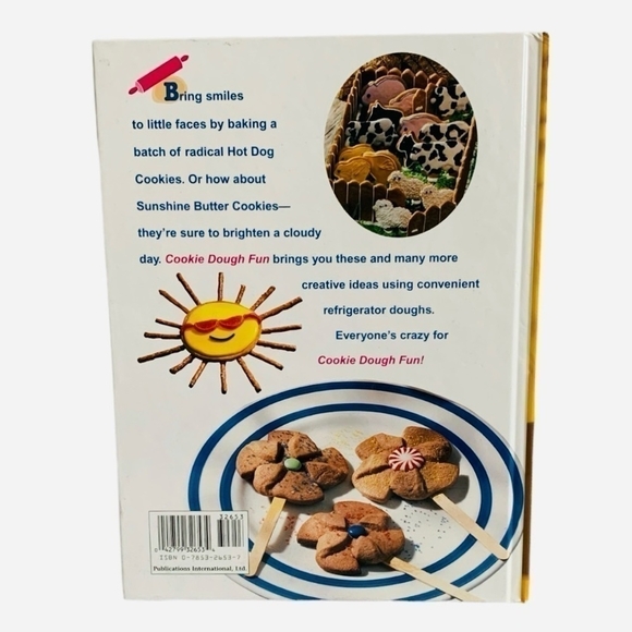 Recipes Book Cookie Dough Fun Cookbook Hardback Book Recipe of Cookies for Kids - Picture 2 of 2
